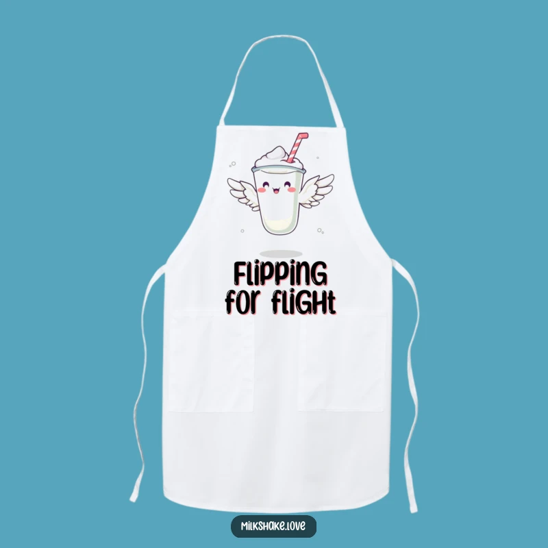 Funny Flying Milkshake Apron: Cook Up Laughs with This Hilarious Dessert