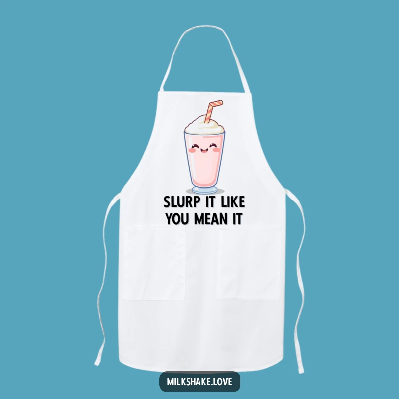 Funny Happy Straw Apron: Cook with Delight and Stay Clean with This Joyful Accessory!