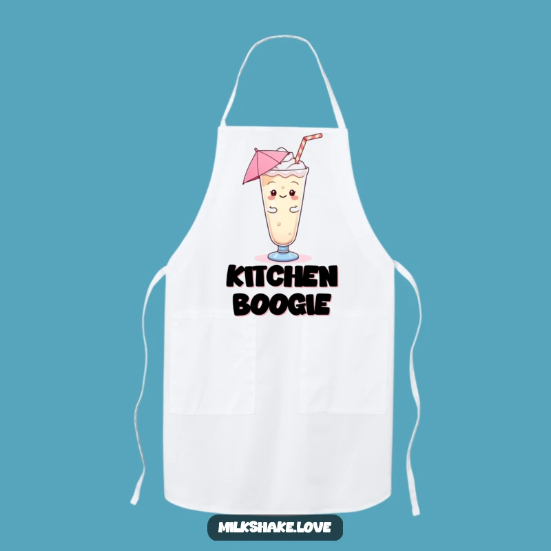 Funny Kawaii Milkshake Jig Apron - Cook with a Smile and a Shimmy