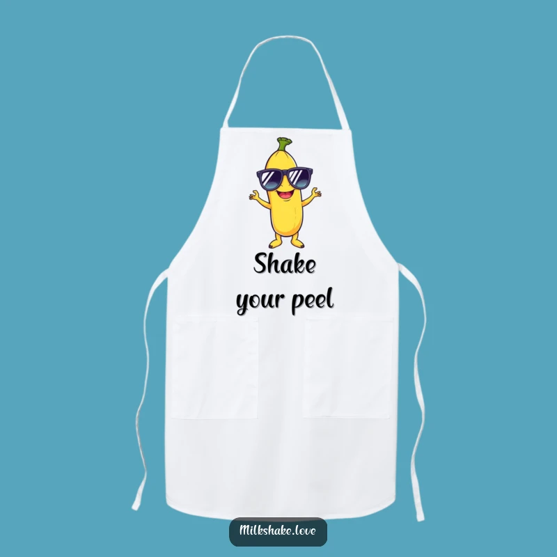 Funny Disco Banana Apron: Giggle-Worthy Cooking with Groovy Style