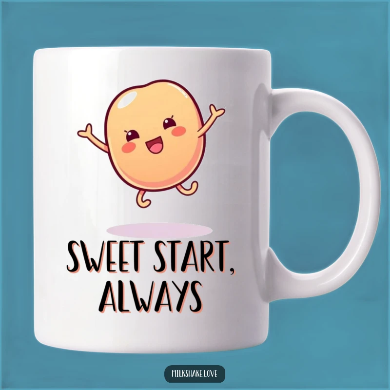 Funny Jelly Bean Cartwheel Mug: Delightful Wobble Treat for Sweet Lovers