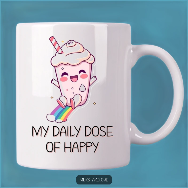 Funny Milkshake Rainbow Slide Mug: A Delightful Treat for Your Mornings