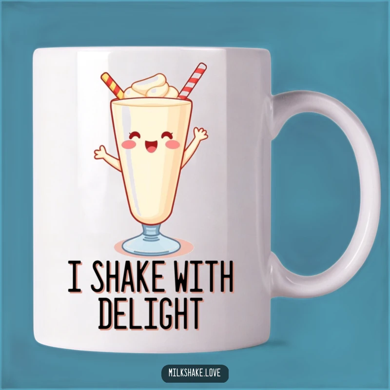 Funny Kawaii Milkshake Happy Dance Mug: The Perfect Cheerful Gift