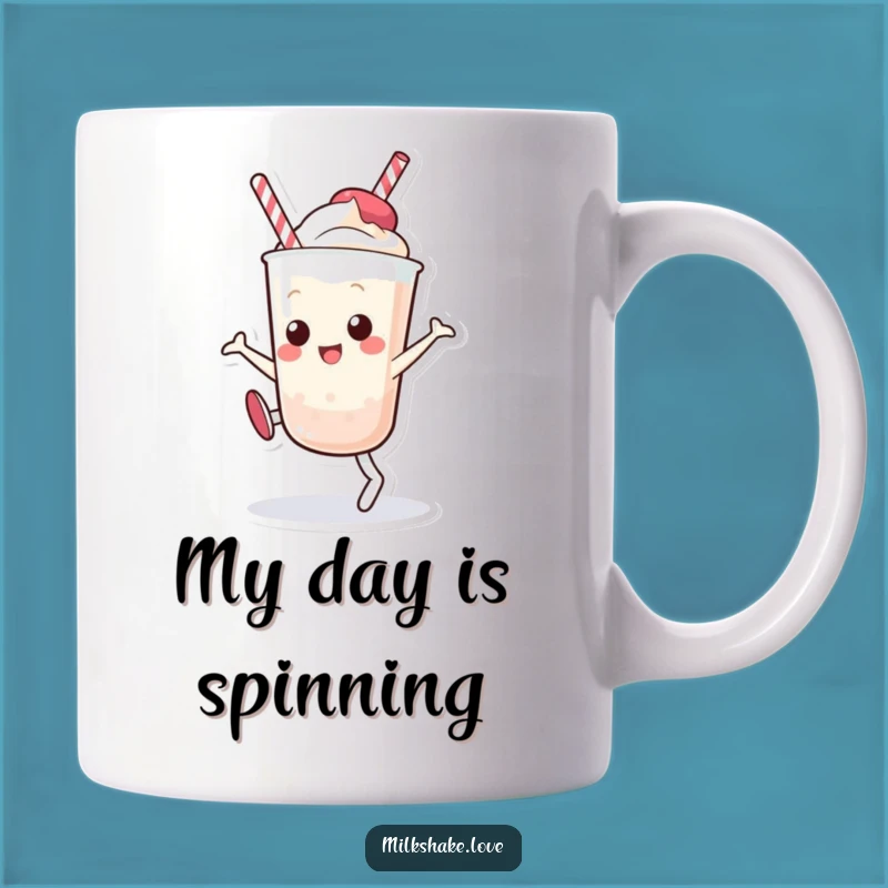 Funny Kawaii Milkshake Cartwheel Mug: A Delightful and Funny Gift for Milkshake Lovers