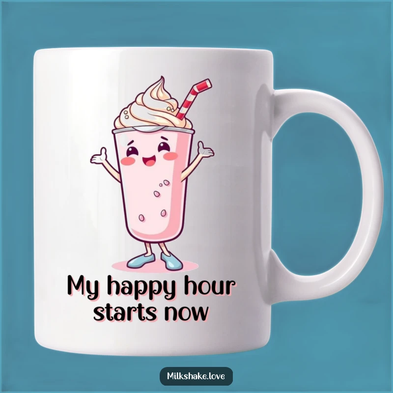 Funny Kawaii Milkshake Dancing Shimmy Mug - Joyful Treat Gift Idea