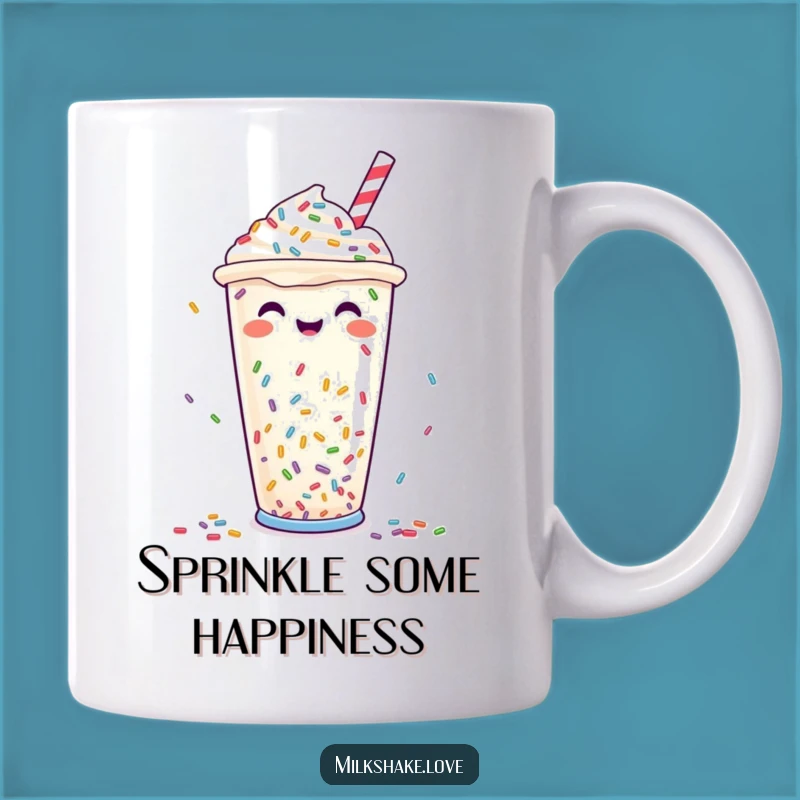 Funny Sprinkle Milkshake Mug: A Joyful Blast of Happiness for Your Drink