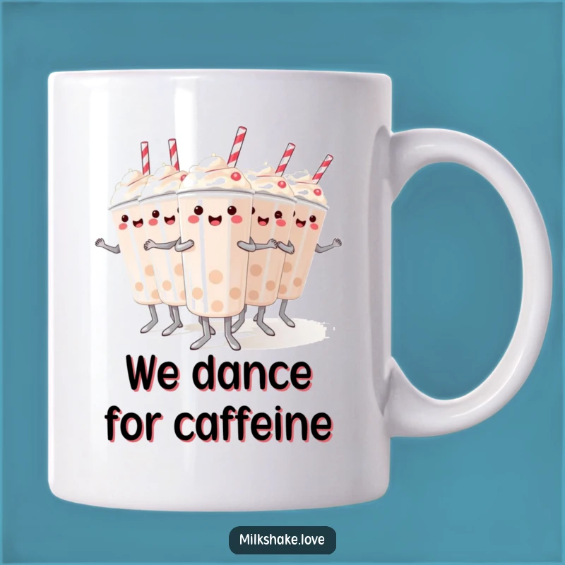 Funny Dancing Milkshakes Mug: Synchronized Dessert Delightful Humor Gift