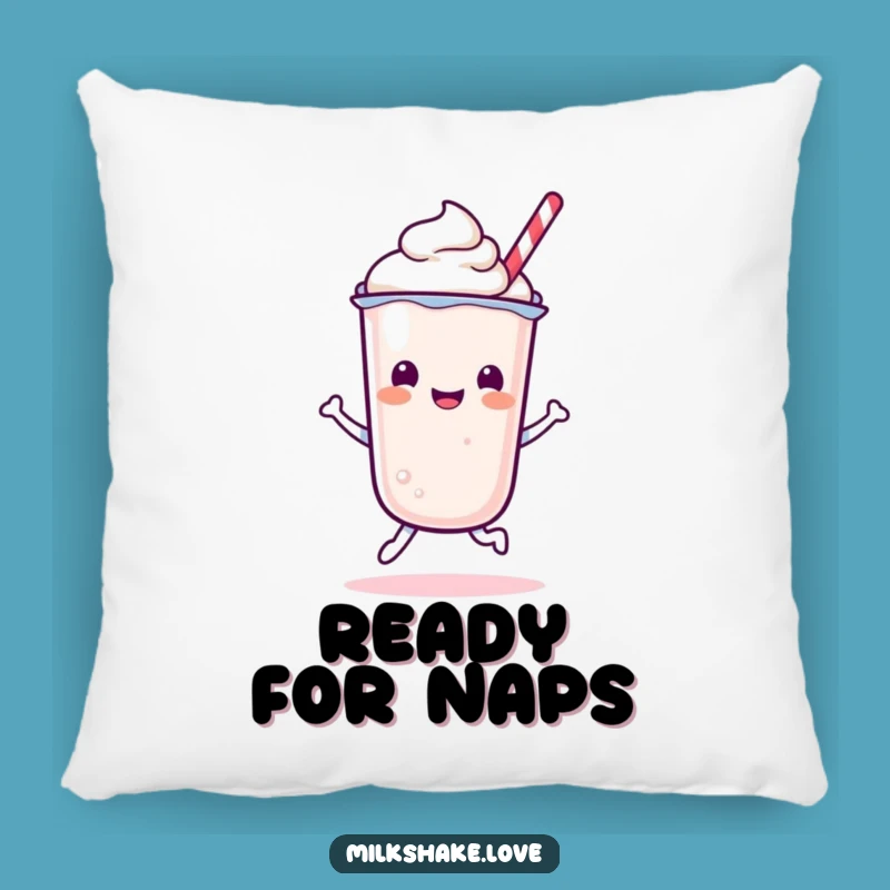 Funny Kawaii Milkshake Bounce Pillow - Cozy & Cheerful Gift