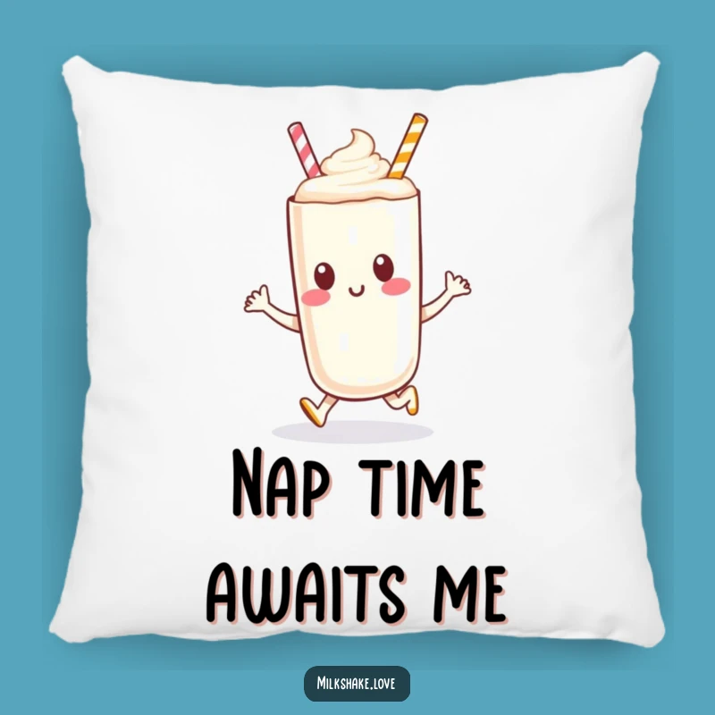 Funny Milkshake Hop Pillow: Snuggle Up with Bouncy, Cheerful Comfort
