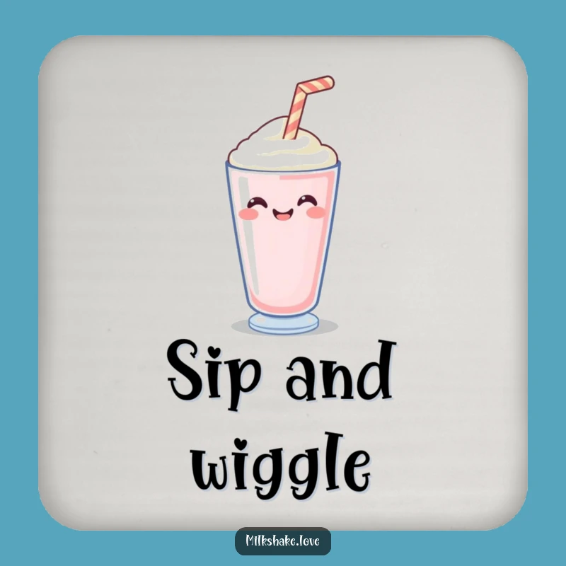 Funny Happy Straw Coaster Set: Protect Tables with Delightful Charm and Hilarious Art!