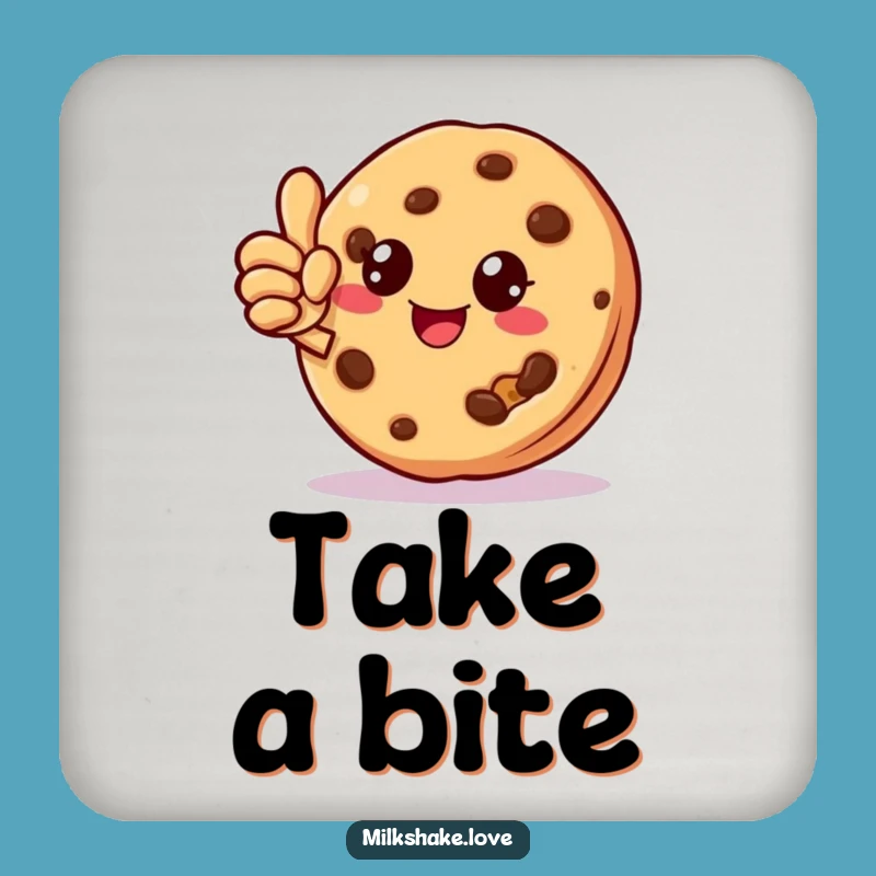 Funny Cookie Crumb Coasters (Set of 4), Protect Surfaces Hilariously