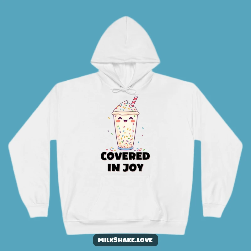 Cozy Funny Sprinkle Milkshake Hoodie: Wrap Yourself in Joyful Warmth