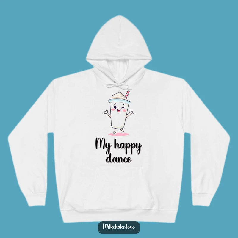 Cozy Funny Milkshake Cup Hoodie: Dance & Chill in Sweet Comfort!