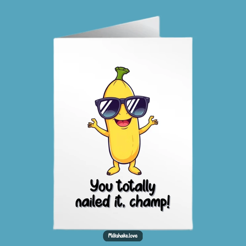 Free Printable Giggling Banana Disco Card for Hilarious Celebrations