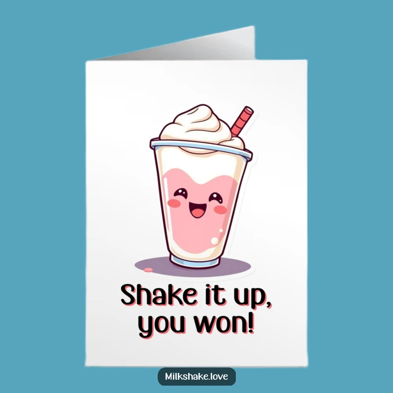 Free Printable Spinning Shake Congrats Card: Funny DIY Downloadable