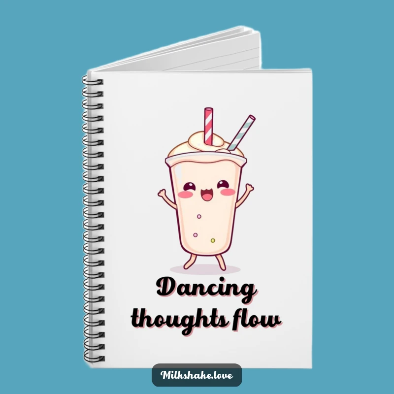 Funny Kawaii Milkshake Notebook: Shimmy Dance Cover, Great Dance Gift