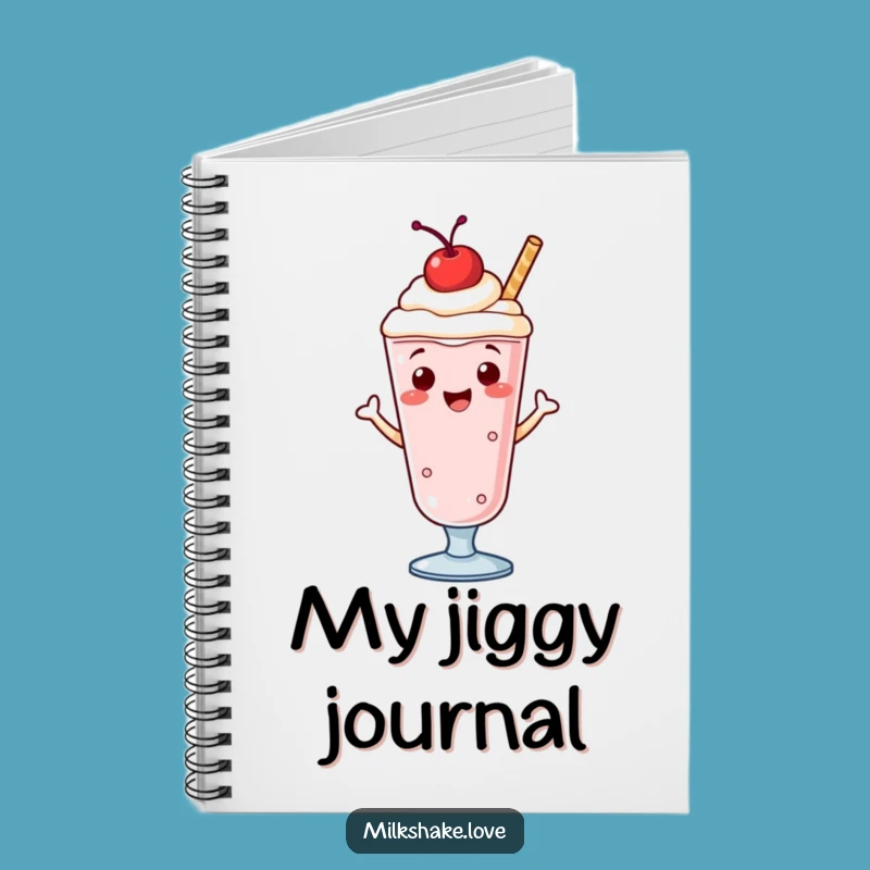 Funny Dancing Milkshake Notebook: Jot Down Ideas with Sweet, Humorous Flair