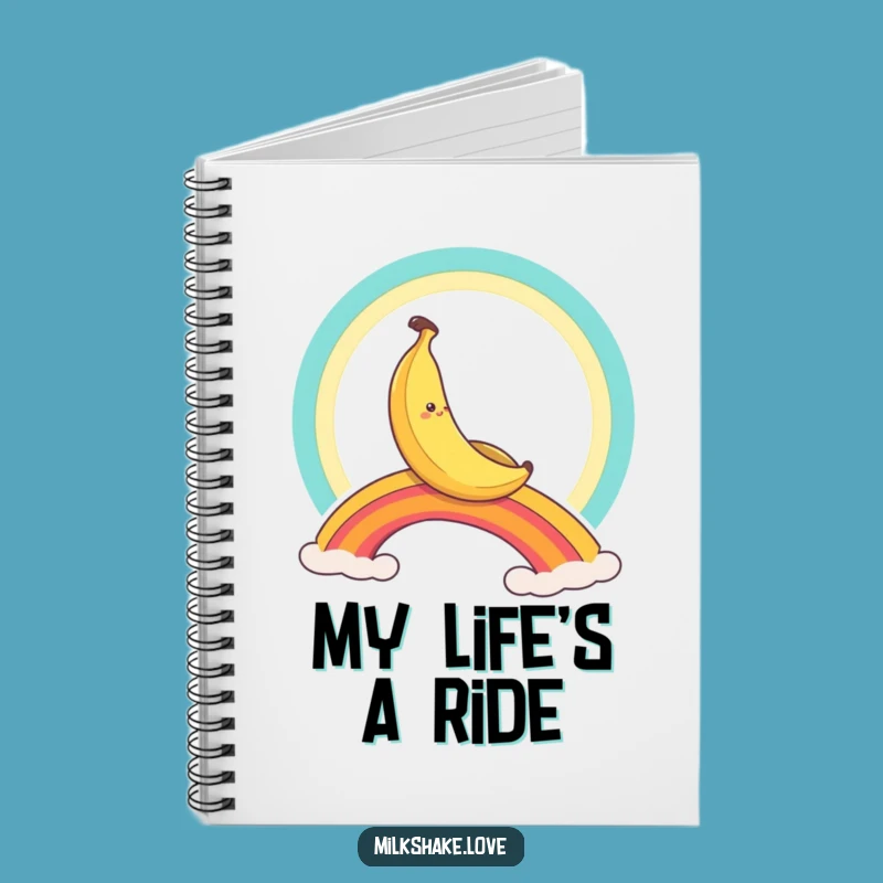 Funny Banana Rainbow Slide Notebook: Jot Down Ideas with This Hilarious Stationery