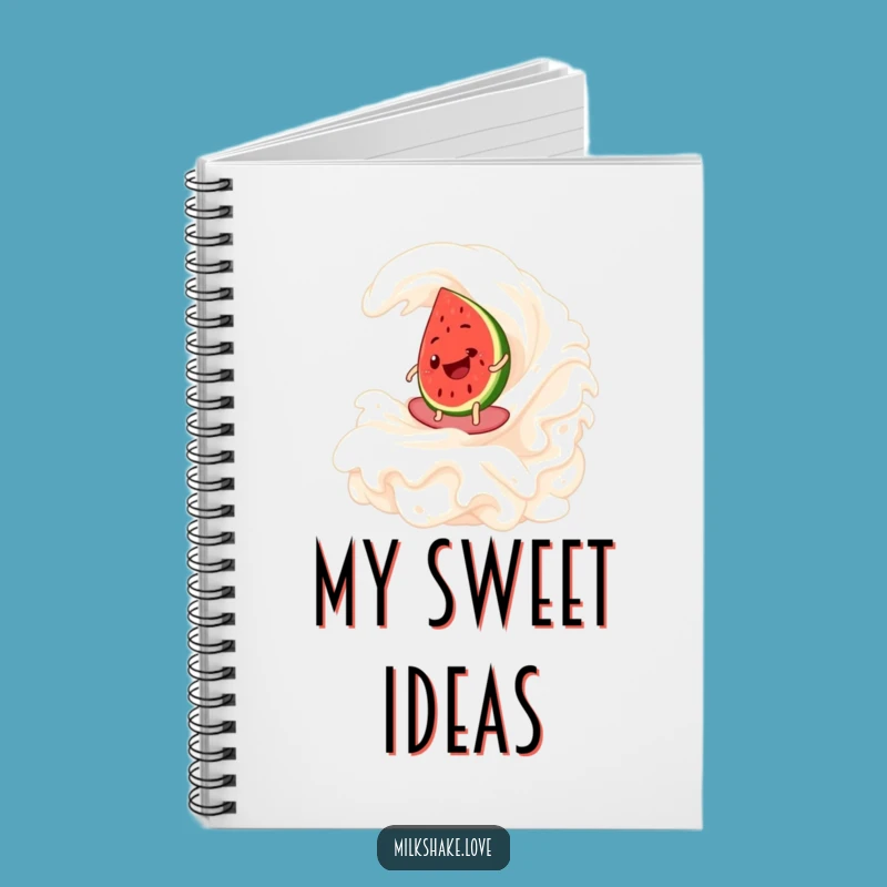 Funny Watermelon Surf Notebook: Capture Your Sweetest Ideas with This Fun Design