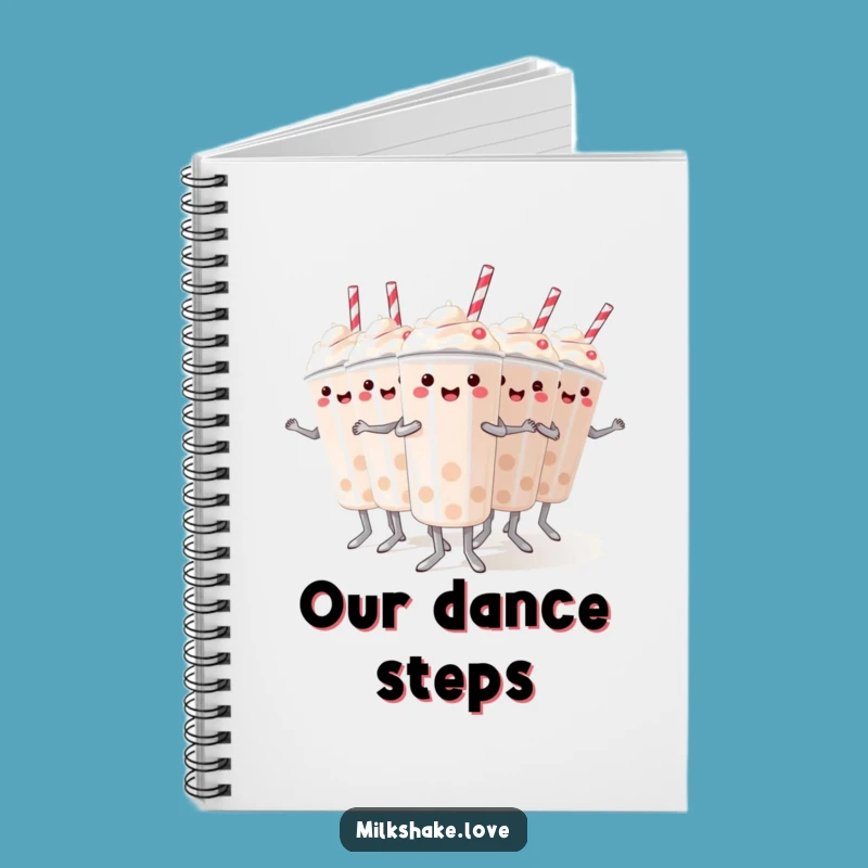 Funny Dancing Milkshakes Notebook: Dance Through Your Notes