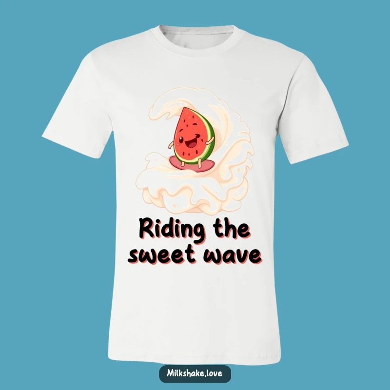 Funny Watermelon Surf T-Shirt: Ride the Sweetest Wave, Your Go-To Funny Gift