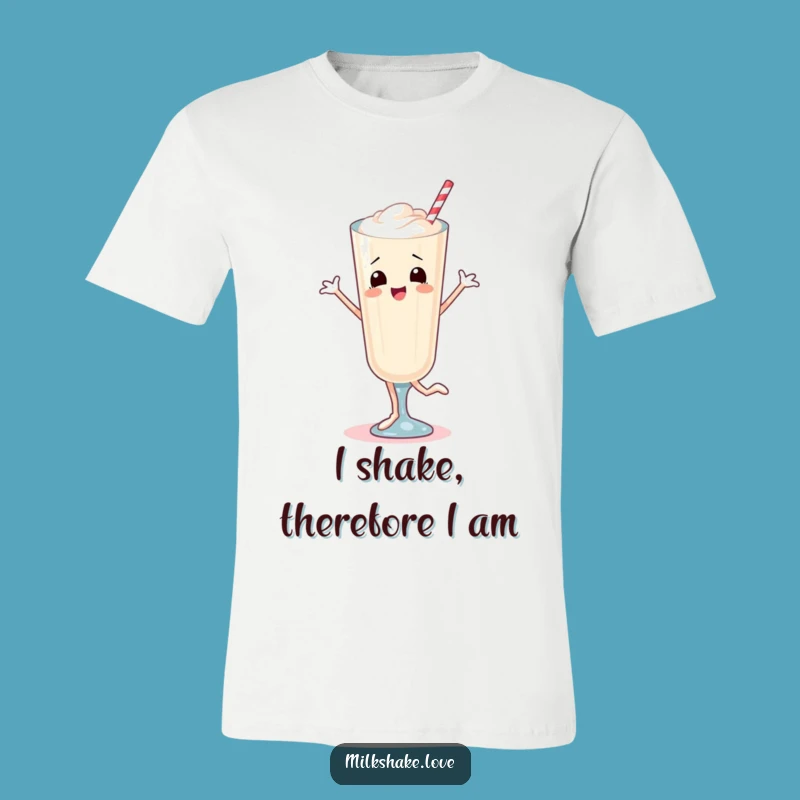Funny Dancing Milkshake T-Shirt: Wear Your Joy with This Hilarious, Playful Tee!