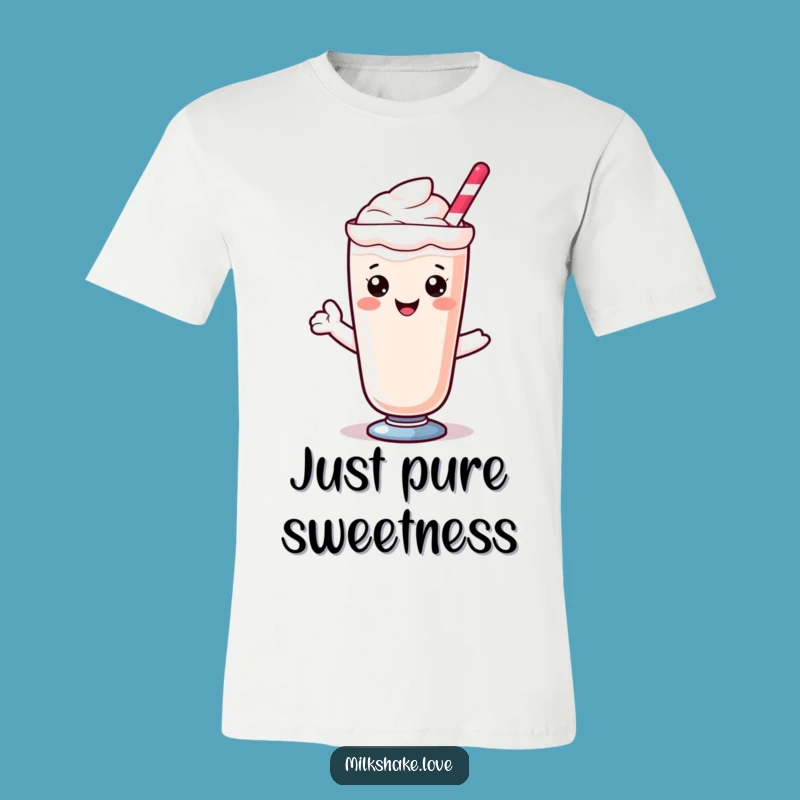 Funny Kawaii Milkshake T-Shirt: Wear Your Sweetness - Hilarious Gift Idea